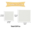 30Pcs 2 Styles Microfiber Suede Cleaning Cloths AJEW-YW0001-36-2