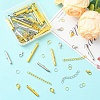 DIY Round Natural & Synthetic Gemstone Beads Stretch Bracelets Kits DIY-YW0011-65-6