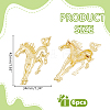 Horse Alloy Lapel Pin Brooches JEWB-WH0020-124-2