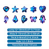 Glass Rhinestone Pendants YS-TAC0007-01A-11