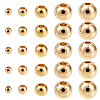 250Pcs 5 Styles Rack Plating Brass Spacer Beads KK-PA0001-02G-7