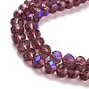 Electroplate Glass Beads Strands LS-EGLA-A034-T2mm-L14-3