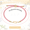 1Pc Adjustable Nylon Cord Slider Bracelets for Women BJEW-LP0001-32G-03-2