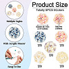 Handmade Rhinestone Clay Pave Beads CLAY-TAC0015-02C-4