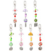 Handmade Polymer Clay & Acrylic & Resin & Glass Pendant Decorations KEYC-FS00037-04-4