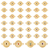 SUPERFINDINGS 40Pcs 4 Colors Alloy Connector Charms FIND-FH0010-77-1
