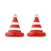 Alloy Enamel Pendants FIND-C074-01G-02-1