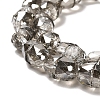 Transparent Glass Beads Strands EGLA-D030-01-3