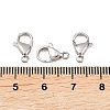 Tarnish Resistant 316 Surgical Stainless Steel Lobster Claw Clasps X-STAS-316-FL12A-5