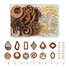 DIY Geometry Drop Earring Making Kit DIY-TA0003-79-24