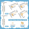 304 Stainless Steel Ball Post Stud Earring Findings STAS-UN0063-09-3