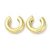 Rack Plating Brass Cuff Earrings for Women EJEW-F315-01G-1