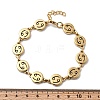 12 Constellations 304 Stainless Steel Link Chain Bracelets BJEW-I239-01G-05-5