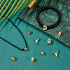   10pcs 5 style Brass Micro Pave Cubic Zirconia Beads ZIRC-PH0001-42-5