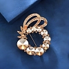 Alloy Rhinestone Brooch for Backpack Clothes PW-WG5389A-03-1