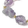 Electroplated Raw Rough Natural Amethyst Beads Strands G-Z131-J02-11-4