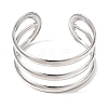30MM 304 Stainless Steel 3-Strand Cuff Bangles for Women SA-CBA37BC-25P-4