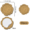 CRASPIRE Adhesive Wax Seal Stickers DIY-CP0009-12E-2
