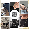 304 Stainless Steel Paperclip Chains CHS-WH0020-005P-5