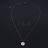 201 Stainless Steel Pendants Necklaces NJEW-S105-JN627-11-2