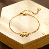 304 Stainless Steel Car Link Bracelets WGCCA96-02-1