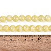 Transparent Half Spray Painted Glass Beads Strands LS-GLAA-Q110-02A-01-4