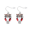 Alloy With Enamel Earrings EJEW-B043-04AS-1