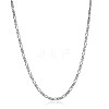 925 Sterling Silver Chain Necklaces NJEW-BB30123-20-1