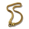 Ion Plating(IP) 304 Stainless Steel Wheat Chain Necklaces NJEW-P288-15G-1