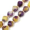 Dyed Natural Jade Beads Strands G-U023-A20-01H-2