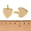 Brass Locket Pendants KK-CBA7157-08G-2