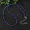 Natural Lapis Lazuli Beaded Necklaces NJEW-JN02492-01-4