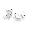Rack Plating Alloy Rhinestone Pendants PALLOY-T091-27M-P-3