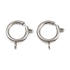 304 Stainless Steel Spring Ring Clasps STAS-B095-05H-P-1