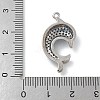 Rack Plating Brass Micro Pave Cubic Zirconia Pendants KK-G515-40P-02-3