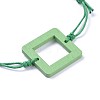 Adjustable Waxed Cotton Cord Bracelets BJEW-JB04294-02-2