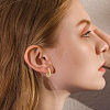 10 Pairs Ion Plating(IP) 304 Stainless Steel Huggie Hoop Earrings EJEW-BBC0002-19C-5