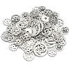Metal Alloy Steampunk Gear Charms Connectors Cog Pendants TIBEP-X0021-01AS-LF-2