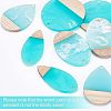 Olycraft Teardrop Oval Flat Round Dangle Earring DIY Making Kit DIY-OC0007-92-4