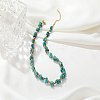 Nuggets Synthetic Turquoise Beaded Necklace for Women GU1557-3