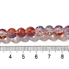 Crackle Glass Beads Strands CCG-C002-8mm-11-4