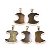 Natural Agate Pendants G-N326-55B-1