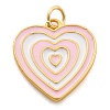 Brass Enamel Pendants LS-FIND-A046-01B-1
