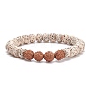 Mala Beads Bracelet BJEW-JB08257-1