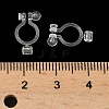 Silicone Clip-on Earring Findings SIL-D300-01-3
