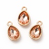 Faceted Glass Rhinestone Pendants GLAA-I051-A20-2