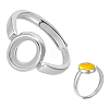 1Pc 925 Sterling Silver Adjustable Ring Components STER-BC0003-97G-P-1
