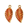 304 Stainless Steel Enamel Pendants STAS-Z140-01G-02-1