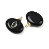 Natural Black Onyx(Dyed & Heated) Pendants LS-KK-B157-42H-10-2