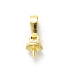 Rack Plating Brass Ice Pick Pinch Bails KK-L210-004G-02-1